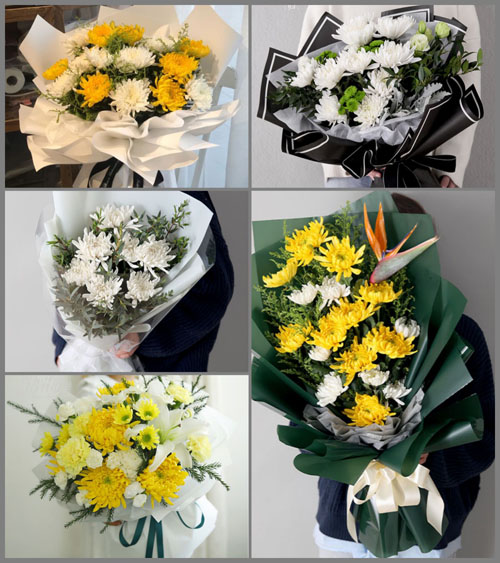 四川成都邛崃市桑园镇白事花束代送